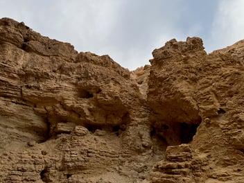 Mount Sodom at the Dead Sea