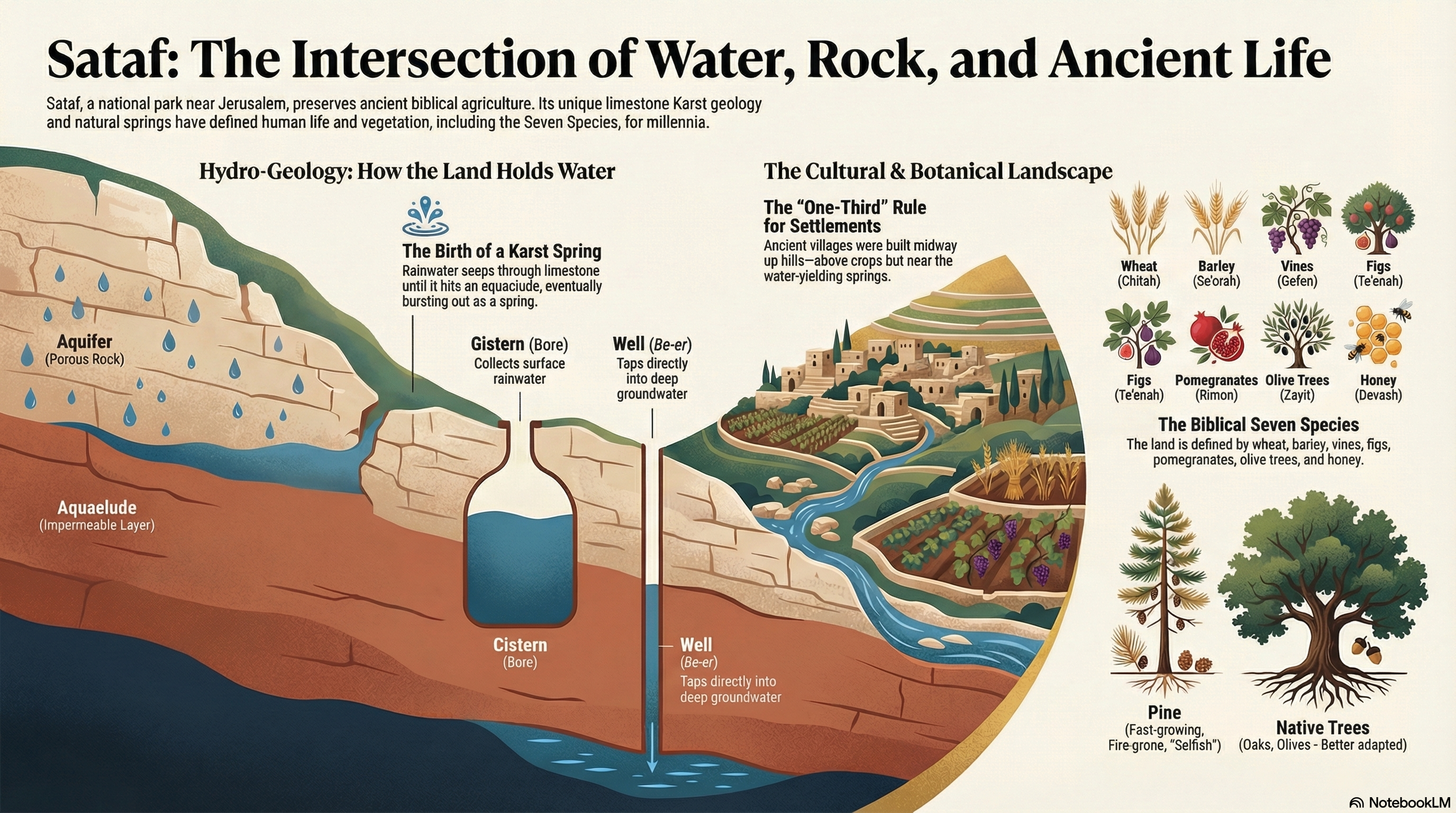 How Water and Aquifers shapred Ancient Israel