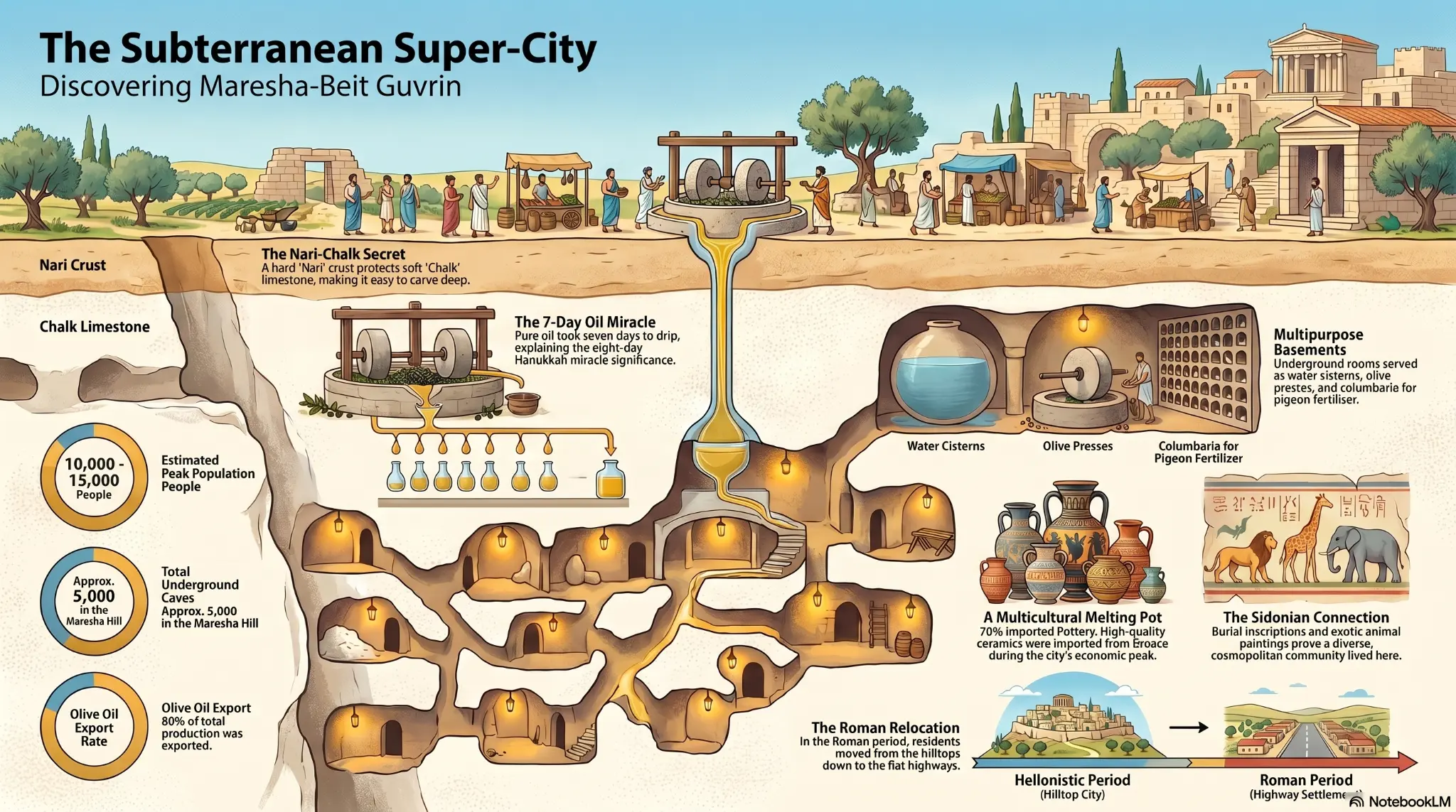 Bet Guvrin-Maresha overview infographic