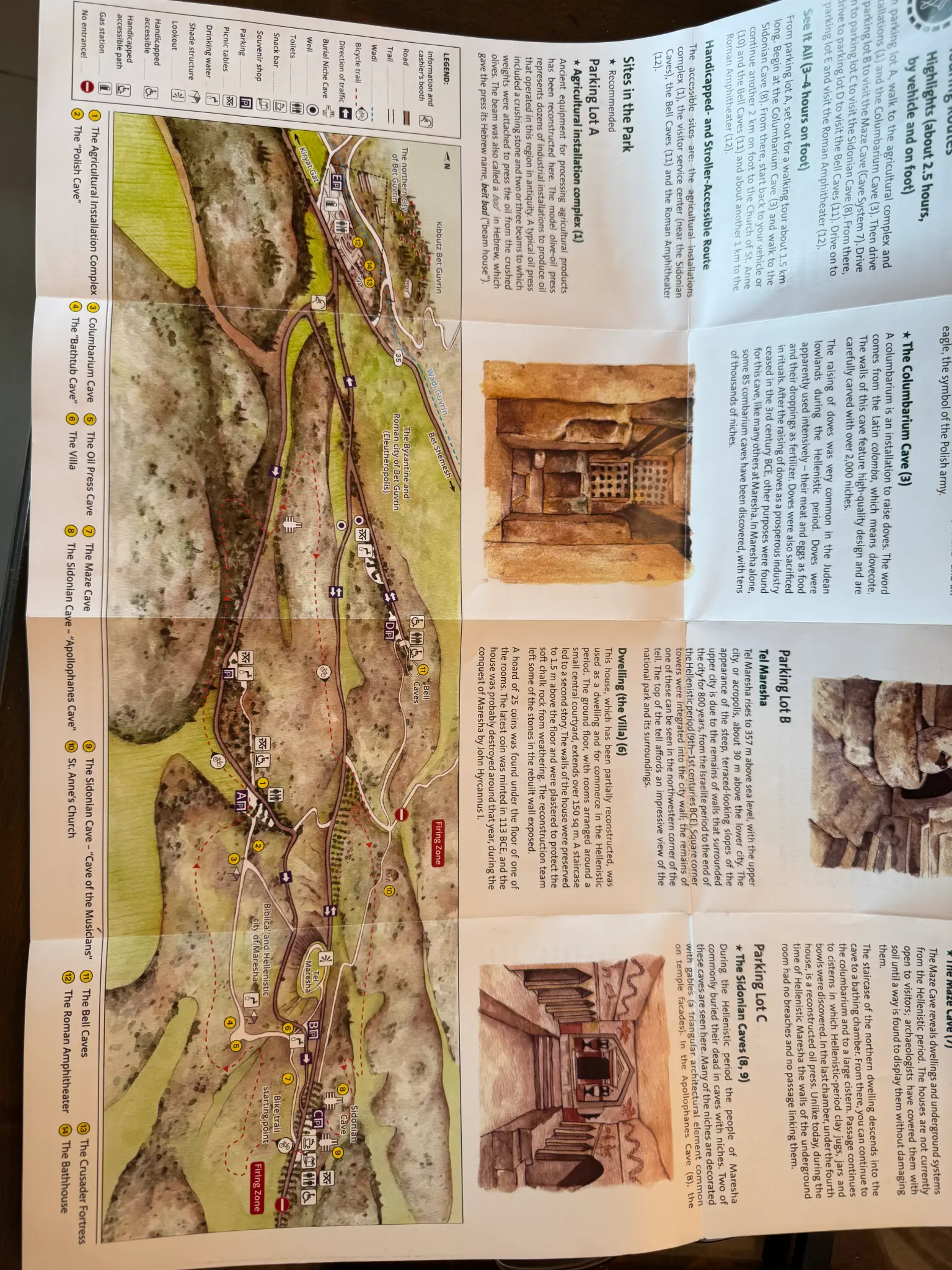 Bet Guvrin-Maresha site map