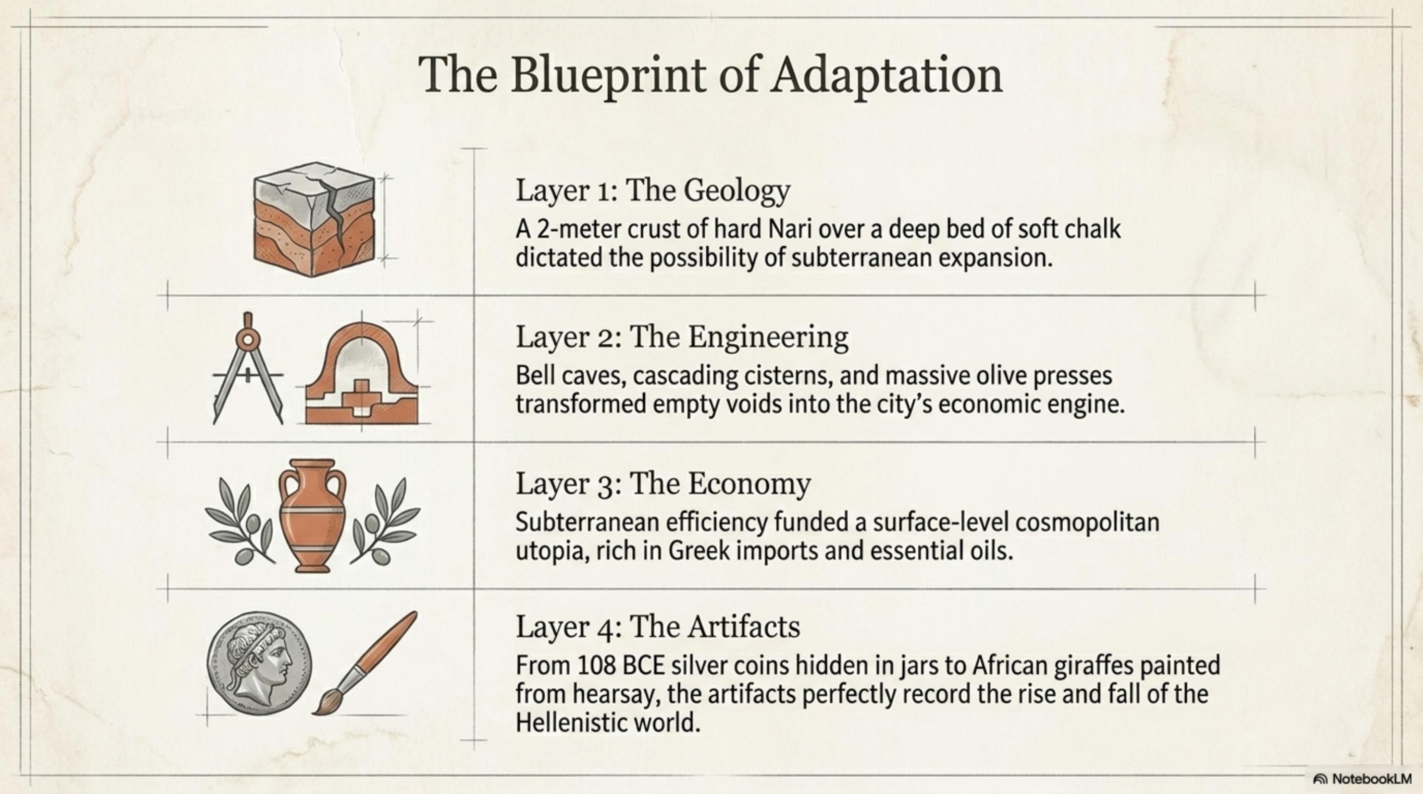 The Blueprint of Adaptation: Four Layers of Maresha