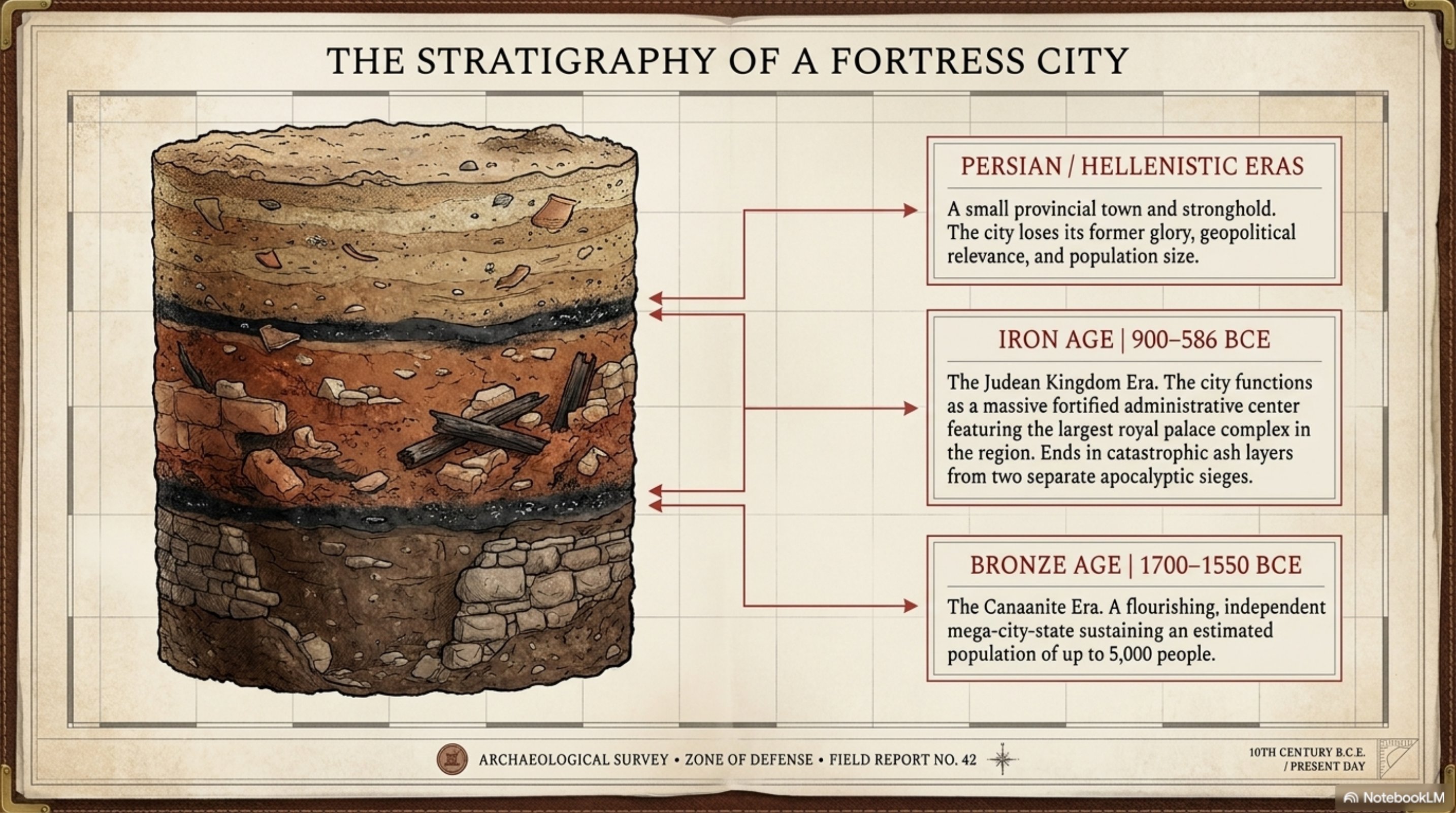 The Stratigraphy of a Fortress City