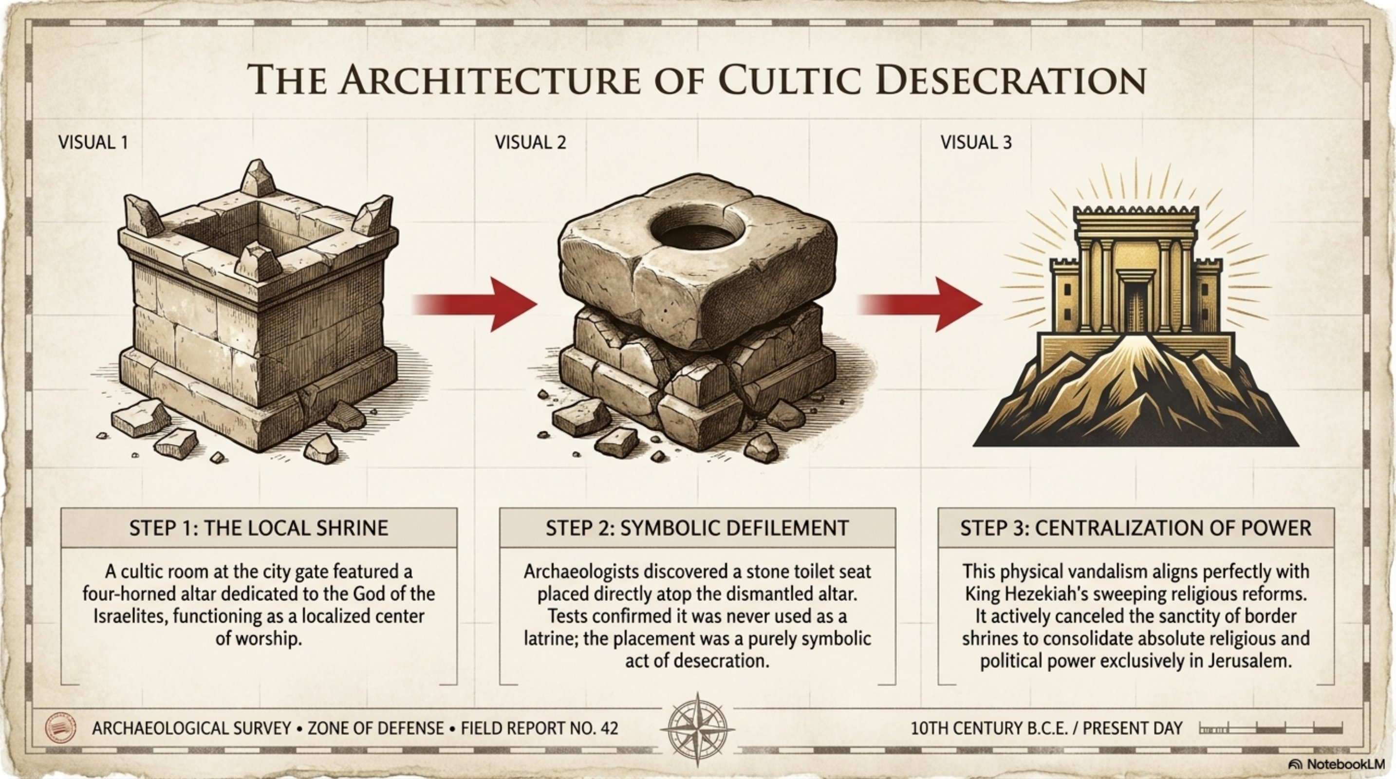 The Architecture of Cultic Desecration
