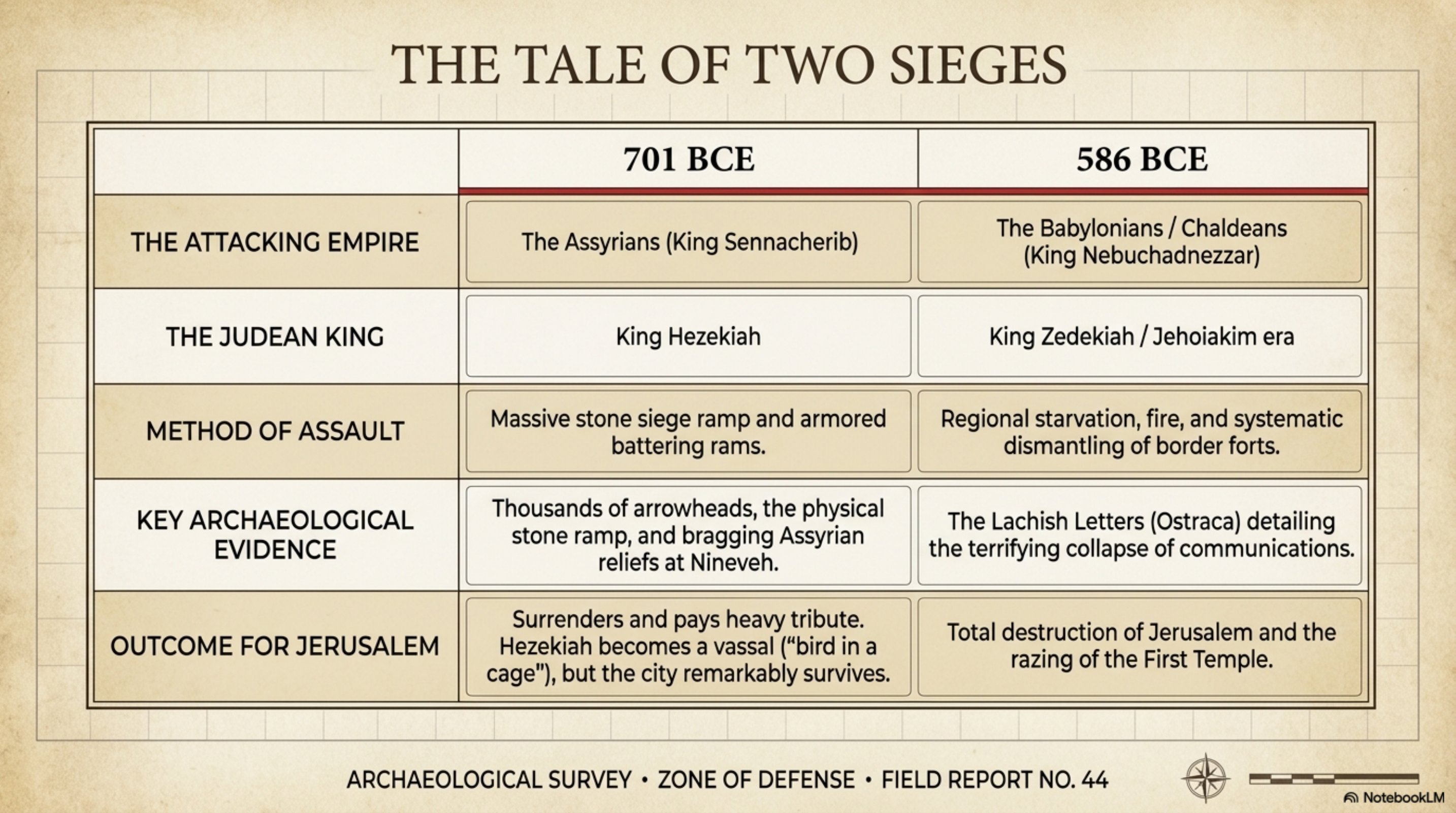 The Tale of Two Sieges