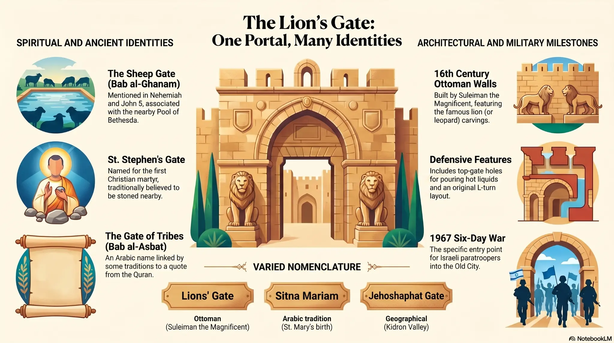 The Lion's Gate: One Portal, Many Identities — infographic